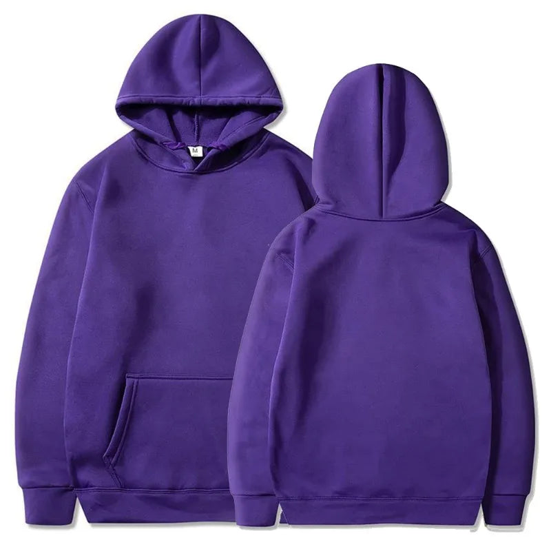 Fashion Casual Fleece Hoodies Men Wholesale Plain White Pullover Hoodie Unisex Cheap Sweatshirt With Hood Polerones Para Hombre