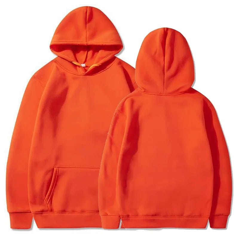 Fashion Casual Fleece Hoodies Men Wholesale Plain White Pullover Hoodie Unisex Cheap Sweatshirt With Hood Polerones Para Hombre